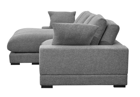 Plunge Sectional Anthracite by Moe's Home at Eve Furniture