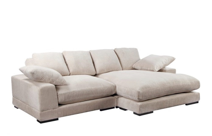 Plunge Sectional Cappuccino by Moe's Home at Eve Furniture