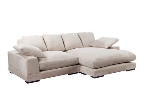 Plunge Sectional Cappuccino by Moe's Home at Eve Furniture