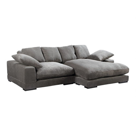 Plunge Sectional Charcoal by Moe's Home at Eve Furniture
