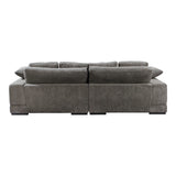Plunge Sectional Charcoal by Moe's Home at Eve Furniture