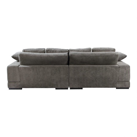 Plunge Sectional Charcoal by Moe's Home at Eve Furniture