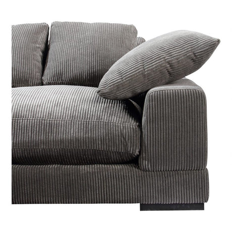 Plunge Sectional Charcoal by Moe's Home at Eve Furniture