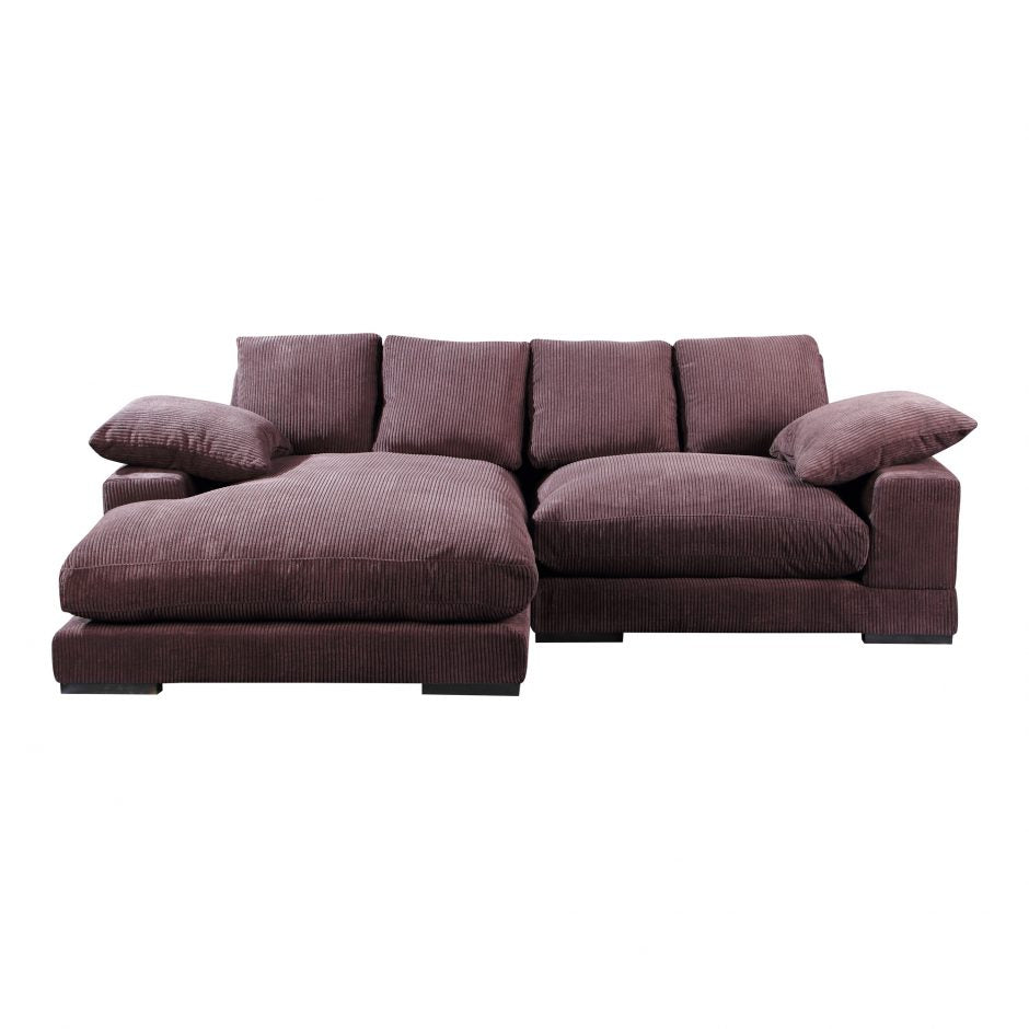 Plunge Sectional Dark Brown by Moe's Home at Eve Furniture