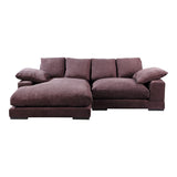 Plunge Sectional Dark Brown by Moe's Home at Eve Furniture