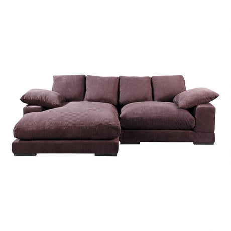 Plunge Sectional Dark Brown by Moe's Home at Eve Furniture
