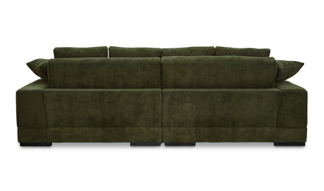 Plunge Sectional Dark Green by Moe's Home at Eve Furniture