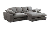 Plunge Sectional Dark Grey by Moe's Home at Eve Furniture