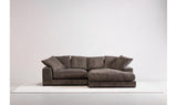 Plunge Sectional Dark Grey by Moe's Home at Eve Furniture
