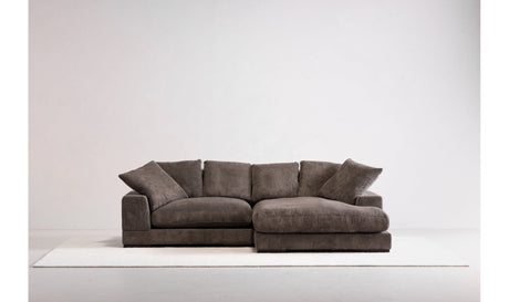 Plunge Sectional Dark Grey by Moe's Home at Eve Furniture