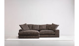 Plunge Sectional Dark Grey by Moe's Home at Eve Furniture