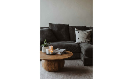 Plunge Sectional Dark Grey by Moe's Home at Eve Furniture