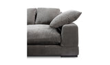 Plunge Sectional Dark Grey by Moe's Home at Eve Furniture