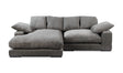 Plunge Sectional Dark Grey by Moe's Home at Eve Furniture