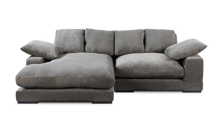 Plunge Sectional Dark Grey by Moe's Home at Eve Furniture