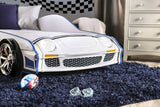 Poe White/Blue Twin Bed by Furniture of America at Eve Furniture