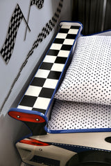 Poe White/Blue Twin Bed by Furniture of America at Eve Furniture