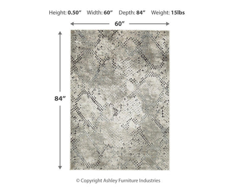 Poincilana Multi Medium Rug by Ashley at Eve Furniture