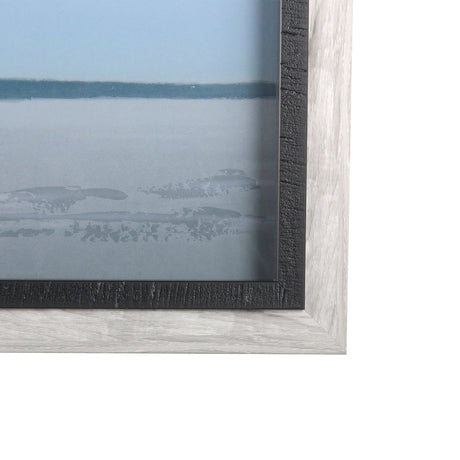 Point Roberts by Mercana Studio a Hand Embellished Textured Framed Photo Art Print Matted under Glas by Mercana at Eve Furniture