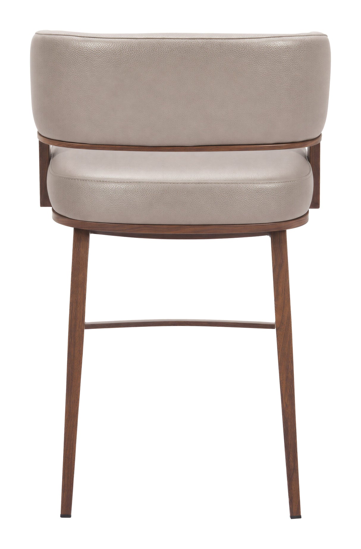Poise Counter Stool Brown & Walnut by Zuomod at Eve Furniture