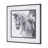 Poised by Mercana Studio a Hand Embellished Textured Framed Art Print Matted under Glass by Mercana at Eve Furniture