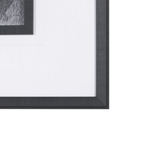 Poised by Mercana Studio a Hand Embellished Textured Framed Art Print Matted under Glass by Mercana at Eve Furniture