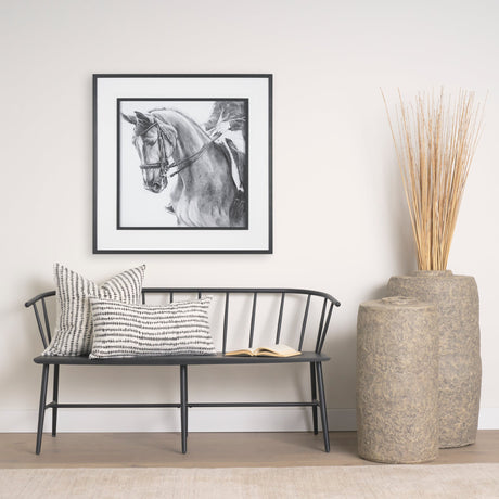 Poised by Mercana Studio a Hand Embellished Textured Framed Art Print Matted under Glass by Mercana at Eve Furniture