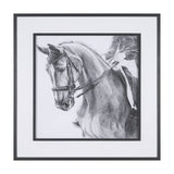 Poised by Mercana Studio a Hand Embellished Textured Framed Art Print Matted under Glass by Mercana at Eve Furniture