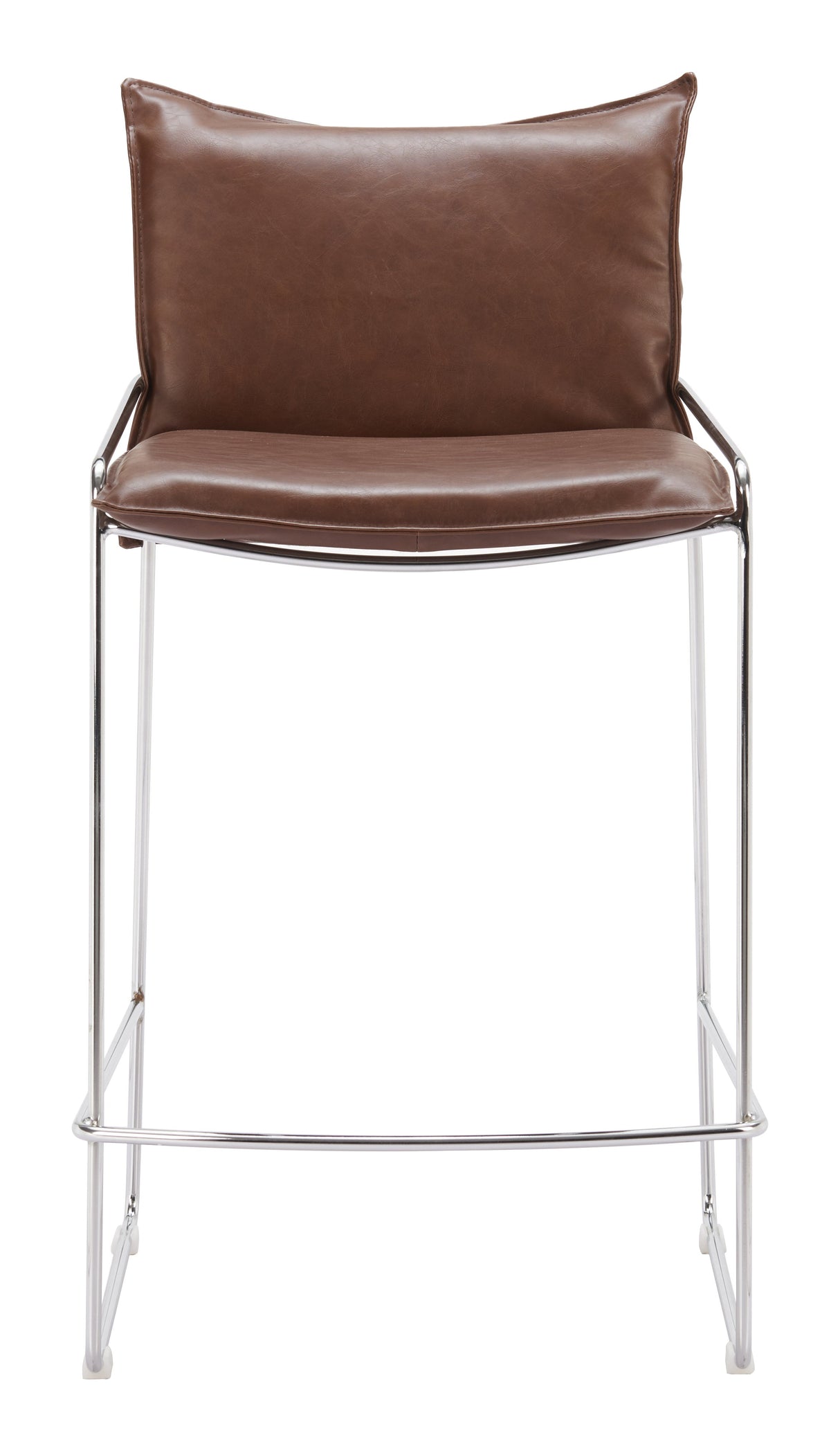 Pola Brown Counter Stool by Zuomod at Eve Furniture