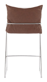Pola Brown Counter Stool by Zuomod at Eve Furniture