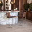 Pola Brown Counter Stool by Zuomod at Eve Furniture