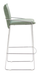 Pola Green Barstool by Zuomod at Eve Furniture
