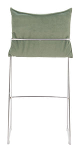 Pola Green Barstool by Zuomod at Eve Furniture