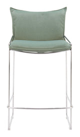 Pola Green Counter Stool by Zuomod at Eve Furniture