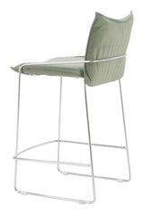 Pola Green Counter Stool by Zuomod at Eve Furniture