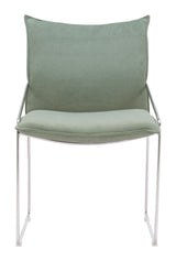 Pola Green Dining Chair (Set of 2) by Zuomod at Eve Furniture