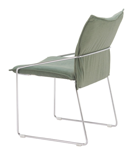Pola Green Dining Chair (Set of 2) by Zuomod at Eve Furniture