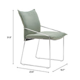 Pola Green Dining Chair (Set of 2) by Zuomod at Eve Furniture