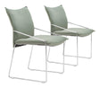 Pola Green Dining Chair (Set of 2) by Zuomod at Eve Furniture