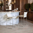 Pola White Counter Stool by Zuomod at Eve Furniture