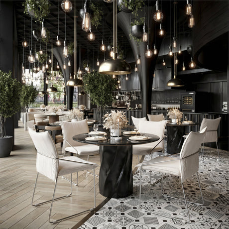 Pola White Dining Chair (Set of 2) by Zuomod at Eve Furniture