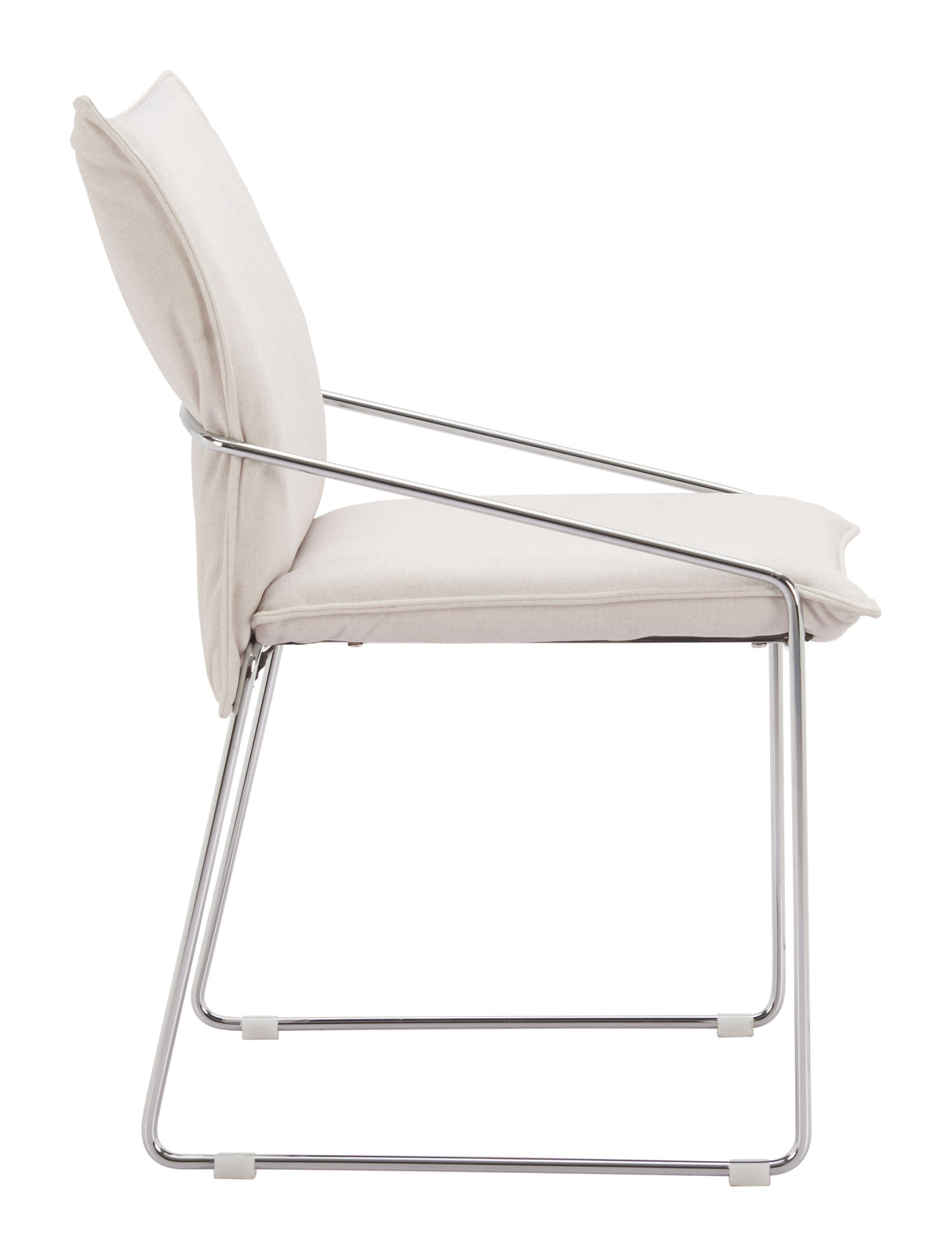 Pola White Dining Chair (Set of 2) by Zuomod at Eve Furniture