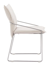 Pola White Dining Chair (Set of 2) by Zuomod at Eve Furniture