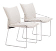 Pola White Dining Chair (Set of 2) by Zuomod at Eve Furniture