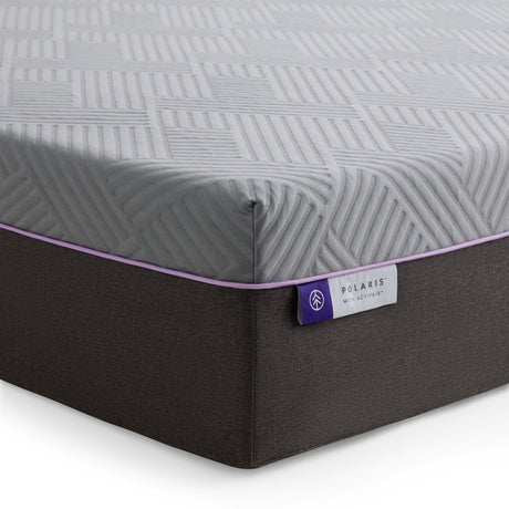 Polaris ActivAir Gray Cal King Mattress by Malouf at Eve Furniture