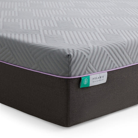 Polaris AeroFlex Gray Queen Mattress by Malouf at Eve Furniture