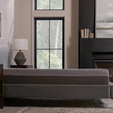 Polaris Coolysnc Gray Full Mattress by Malouf at Eve Furniture