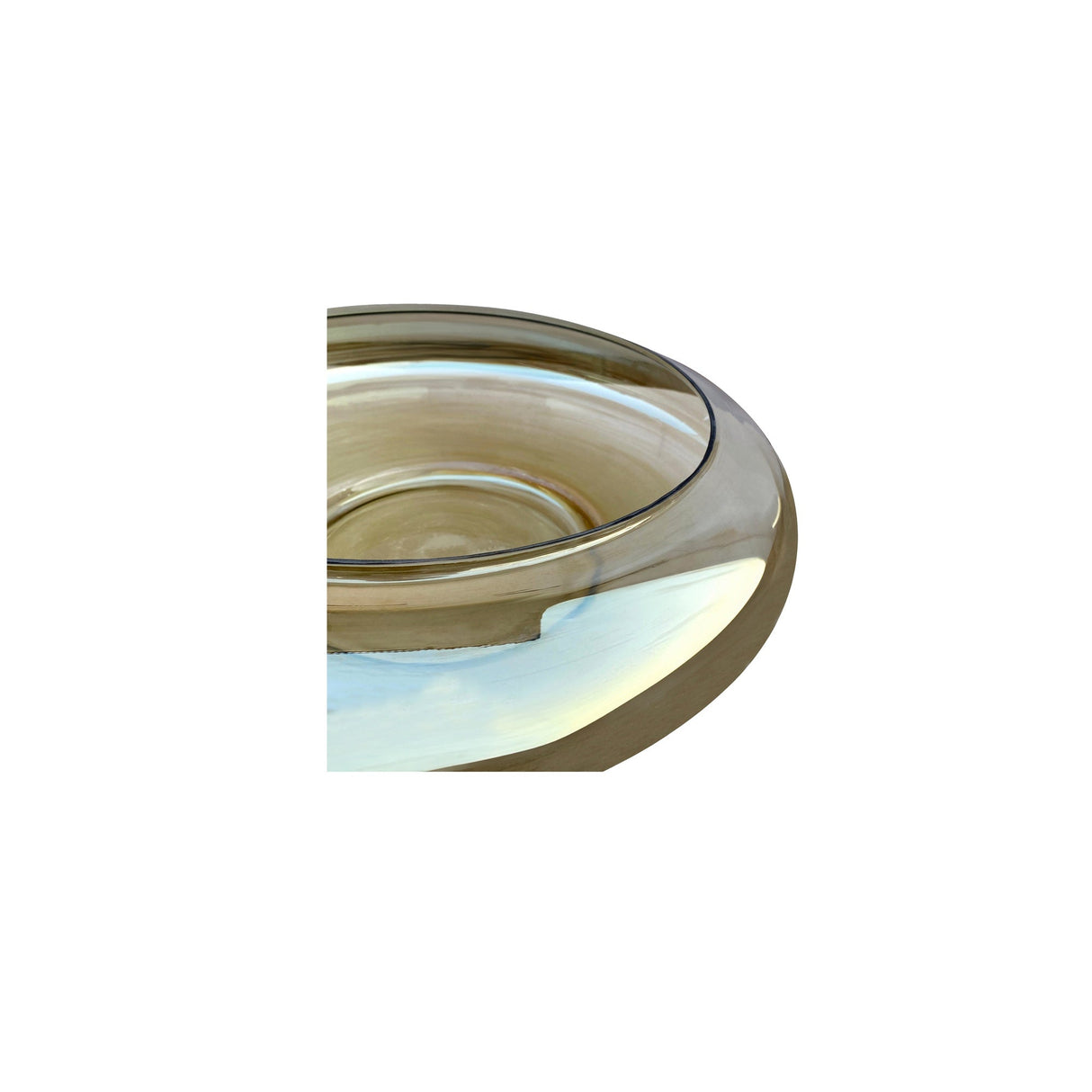 Polene Smoky Brown Large Glass Bowl by MOES at Eve Furniture