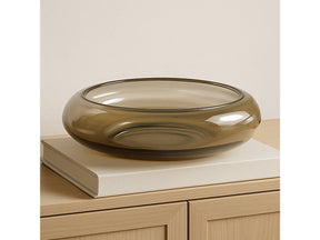 Polene Smoky Brown Small Glass Bowl by MOES at Eve Furniture
