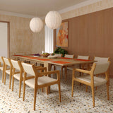 Polly Natural Ash Extendable Rectangular Dining Table by TOV Furniture at Eve Furniture
